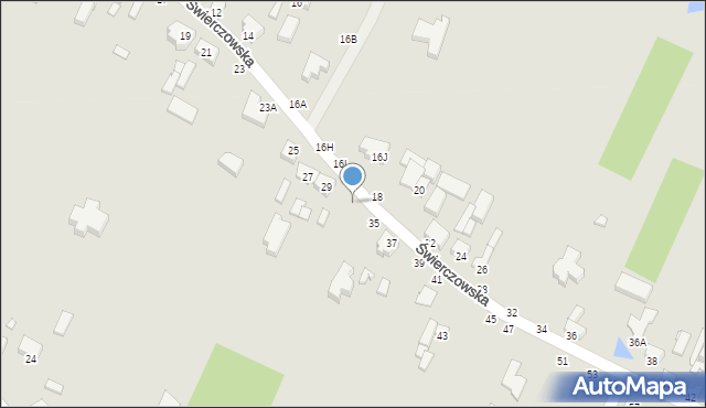 Piotrków Trybunalski, Świerczowska, 31/33, mapa Piotrków Trybunalski