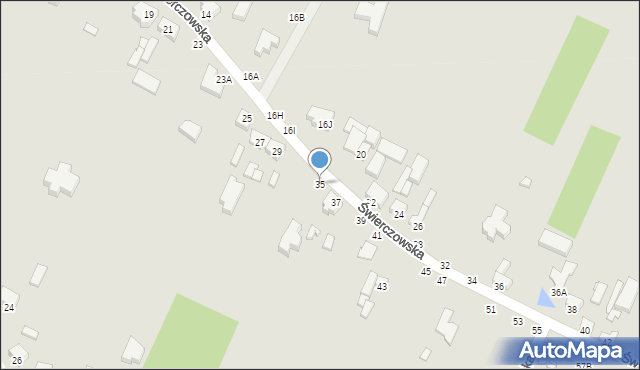 Piotrków Trybunalski, Świerczowska, 35, mapa Piotrków Trybunalski