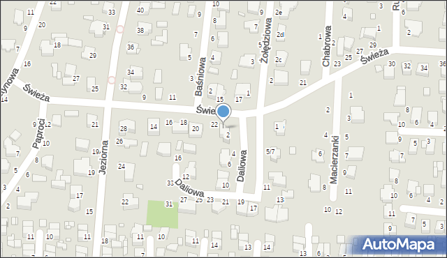 Piotrków Trybunalski, Świeża, 24, mapa Piotrków Trybunalski