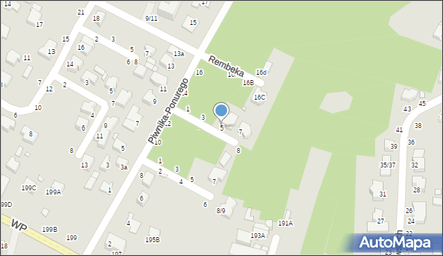 Piotrków Trybunalski, Świtalskiego Adama, płk., 5, mapa Piotrków Trybunalski