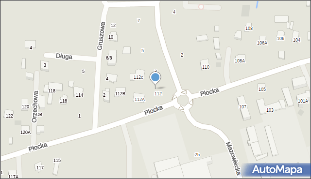 Płońsk, św. Jana Pawła II, 1, mapa Płońsk