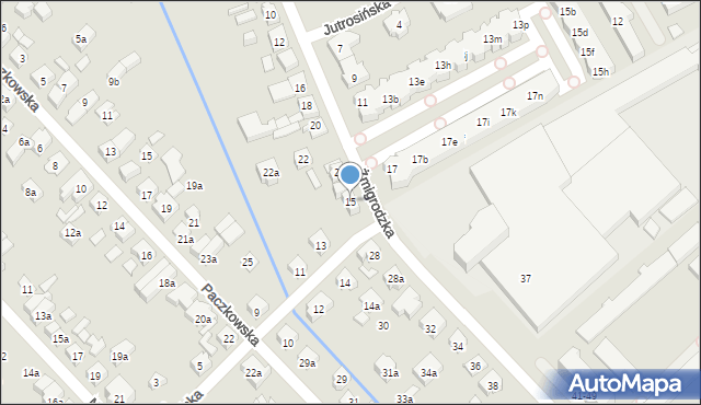 Poznań, Świdnicka, 15, mapa Poznania