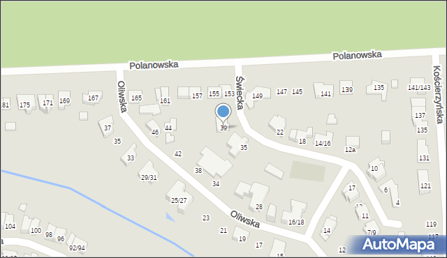 Poznań, Świecka, 39, mapa Poznania