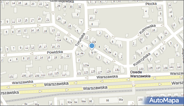 Poznań, Swarzędzka, 5, mapa Poznania