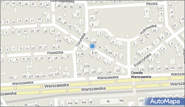 Poznań, Swarzędzka, 5, mapa Poznania