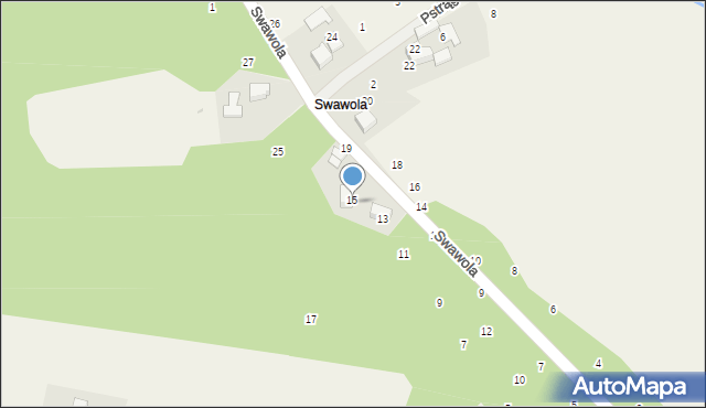 Prądnik Korzkiewski, Swawola, 23, mapa Prądnik Korzkiewski