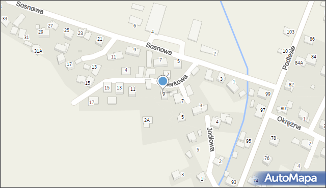 Przeciszów, Świerkowa, 9, mapa Przeciszów