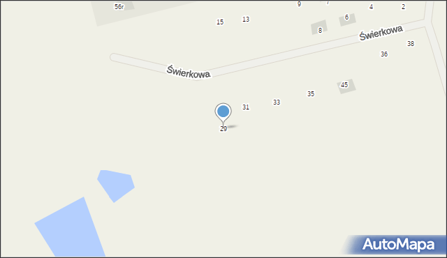 Przemocze, Świerkowa, 29, mapa Przemocze