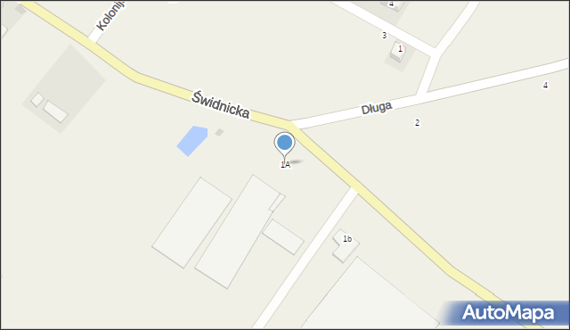 Rogoźnica, Świdnicka, 1A, mapa Rogoźnica