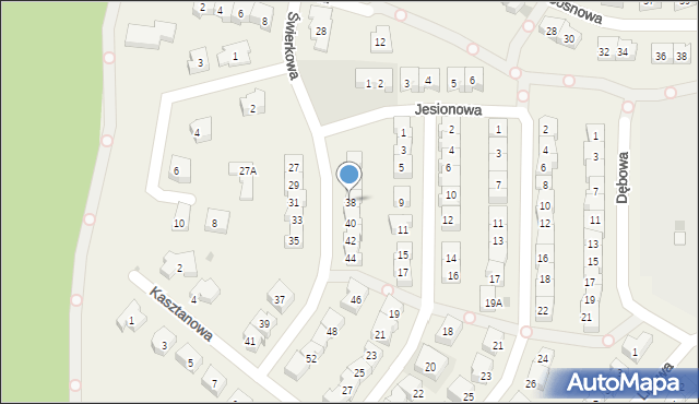 Rotmanka, Świerkowa, 38, mapa Rotmanka