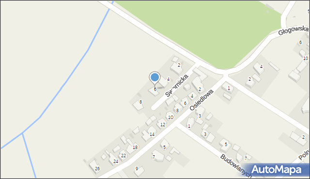 Rozkochów, Swornicka, 6, mapa Rozkochów