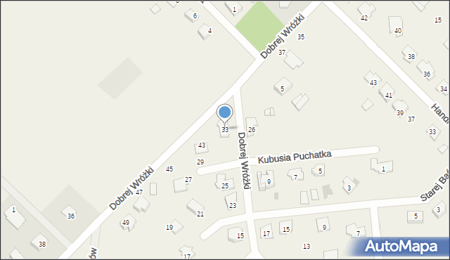 Rybienko Nowe, św. Mikołaja, 33, mapa Rybienko Nowe