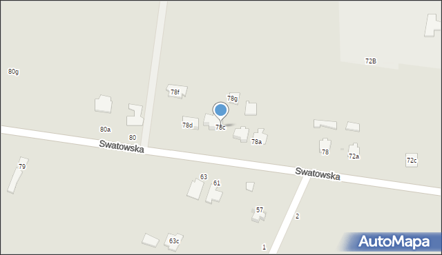 Ryki, Swatowska, 78c, mapa Ryki