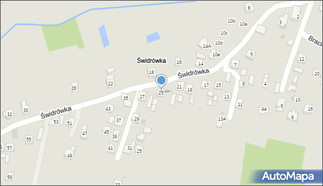 Rzeszów, Świdrówka, 23, mapa Rzeszów