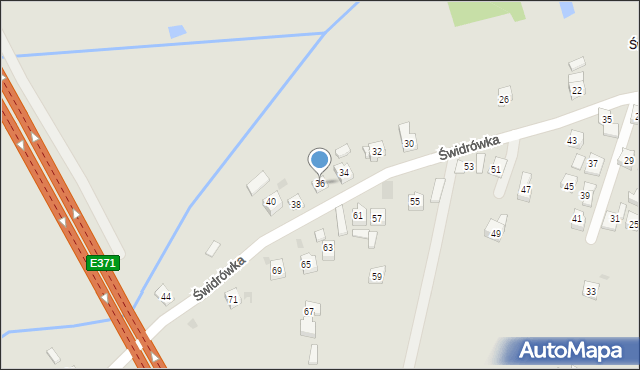 Rzeszów, Świdrówka, 36, mapa Rzeszów