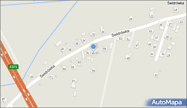 Rzeszów, Świdrówka, 57, mapa Rzeszów