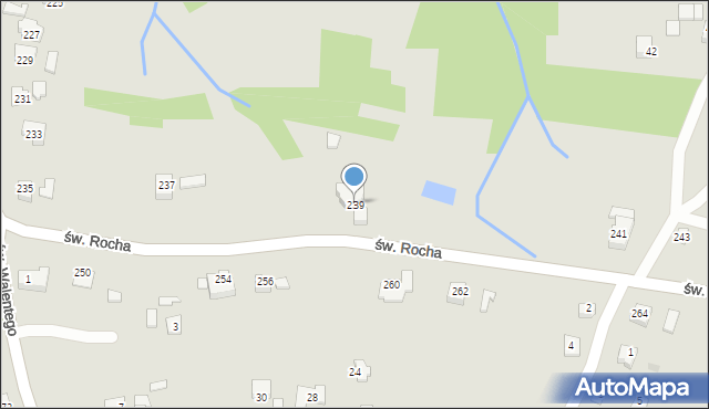 Rzeszów, św. Rocha, 239, mapa Rzeszów