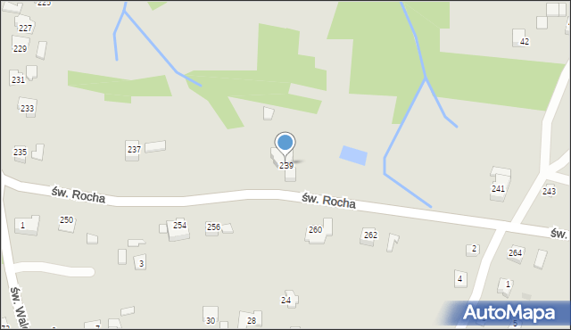 Rzeszów, św. Rocha, 239, mapa Rzeszów