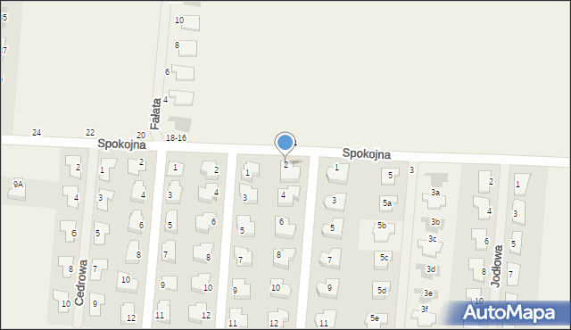 Skrzeszew, Świerkowa, 2, mapa Skrzeszew