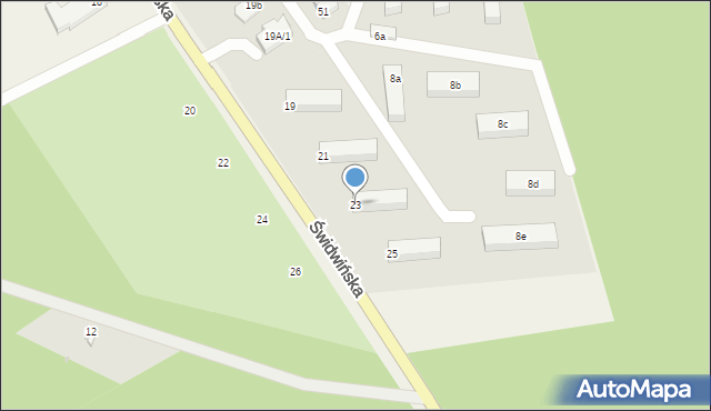 Sławoborze, Świdwińska, 23, mapa Sławoborze
