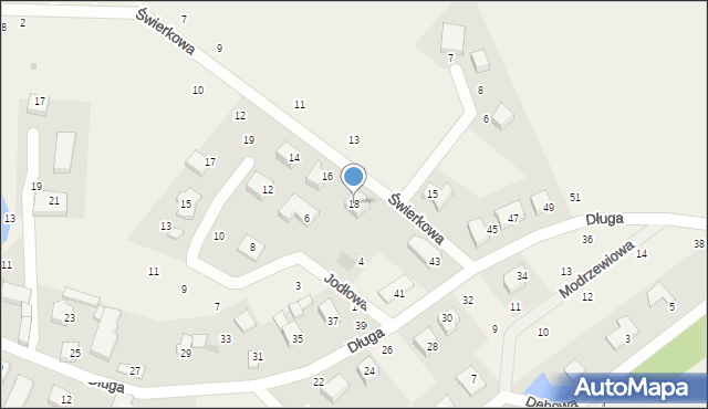 Sopieszyno, Świerkowa, 18, mapa Sopieszyno