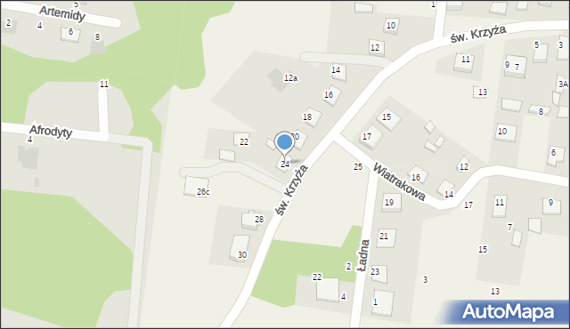 Sowlany, św. Krzyża, 24, mapa Sowlany