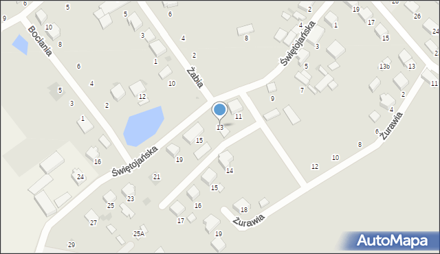 Starogard Gdański, Świętojańska, 13, mapa Starogard Gdański