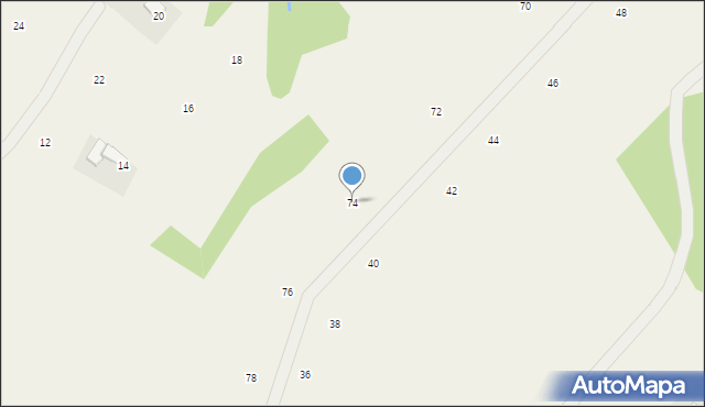 Staszkówka, św. Jana Pawła II, 74, mapa Staszkówka