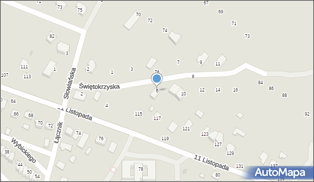 Staszów, Świętokrzyska, 6, mapa Staszów