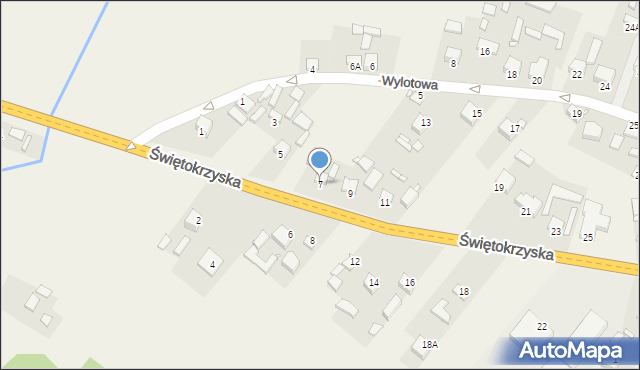 Styków, Świętokrzyska, 7, mapa Styków