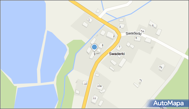 Swaderki, Swaderki, 9, mapa Swaderki