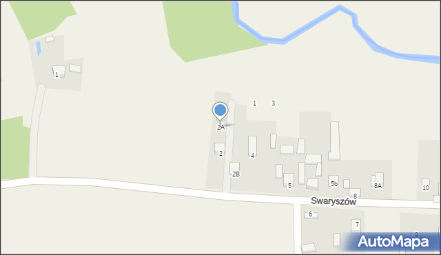 Swaryszów, Swaryszów, 2A, mapa Swaryszów