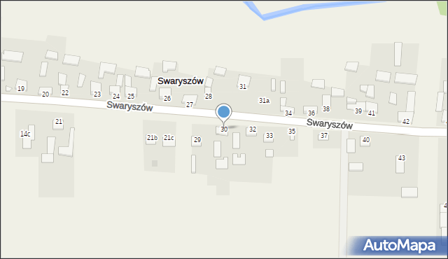 Swaryszów, Swaryszów, 30, mapa Swaryszów