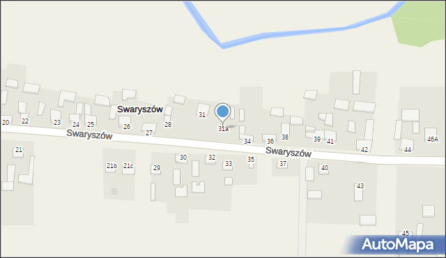 Swaryszów, Swaryszów, 31a, mapa Swaryszów