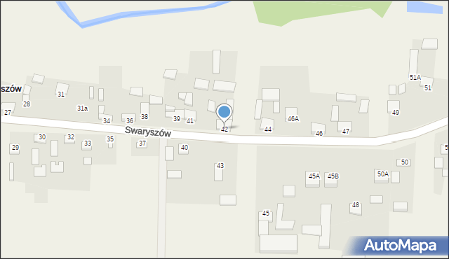 Swaryszów, Swaryszów, 42, mapa Swaryszów