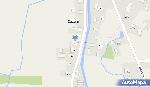 Swarzów, Swarzów, 2A, mapa Swarzów