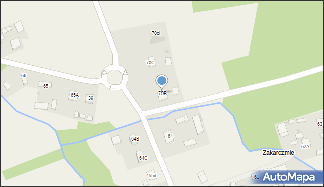 Swarzów, Swarzów, 70B, mapa Swarzów