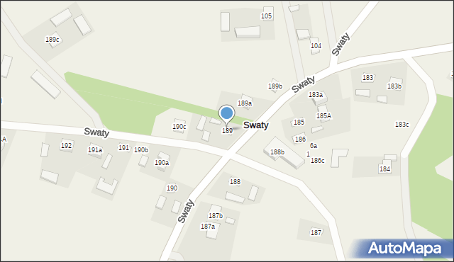 Swaty, Swaty, 189, mapa Swaty