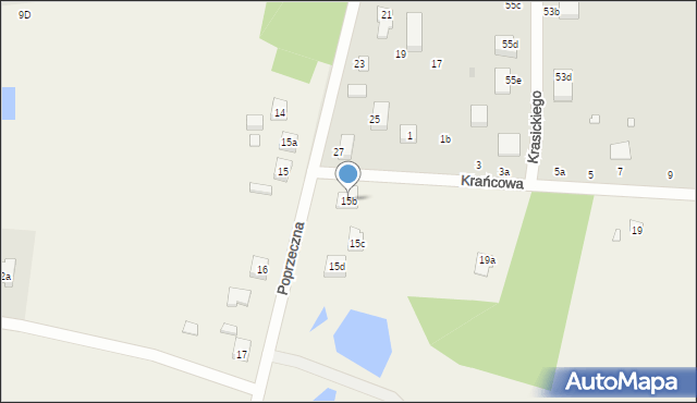 Swędzieniejewice, Swędzieniejewice, 15b, mapa Swędzieniejewice