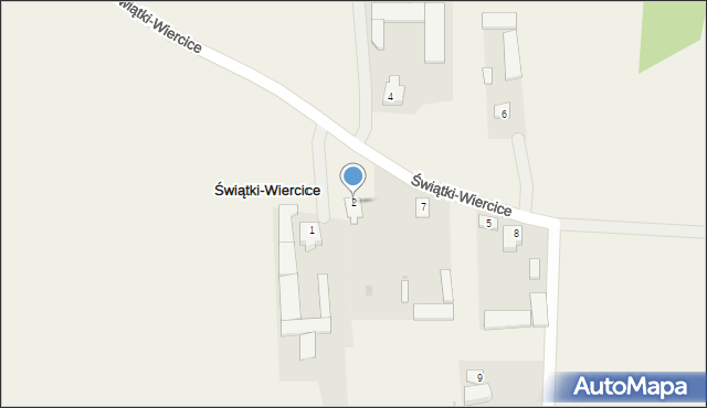 Świątki-Wiercice, Świątki-Wiercice, 2, mapa Świątki-Wiercice