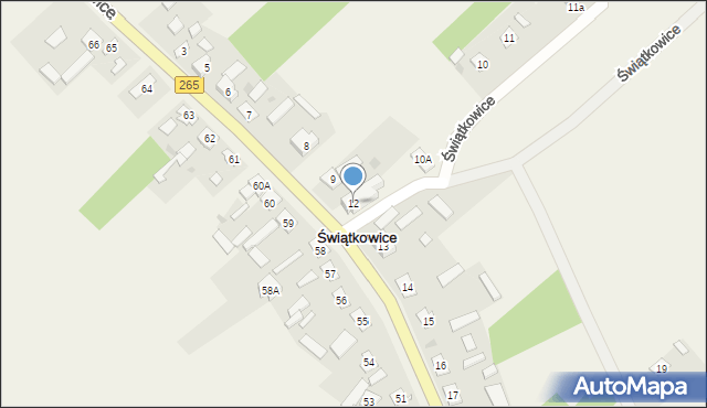 Świątkowice, Świątkowice, 12, mapa Świątkowice