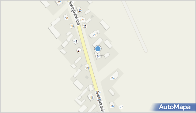 Świątkowice, Świątkowice, 24, mapa Świątkowice