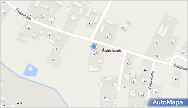 Świdniczek, Świdniczek, 10, mapa Świdniczek