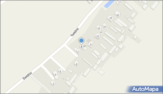 Świdno, Świdno, 8, mapa Świdno