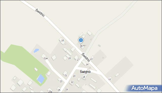 Świdno, Świdno, 15, mapa Świdno