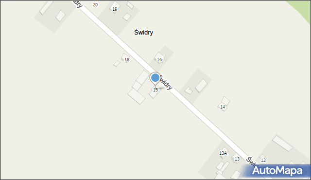 Świdry, Świdry, 15, mapa Świdry