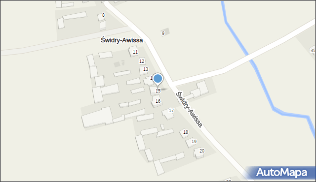 Świdry-Awissa, Świdry-Awissa, 15, mapa Świdry-Awissa