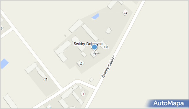 Świdry-Dobrzyce, Świdry-Dobrzyce, 13, mapa Świdry-Dobrzyce