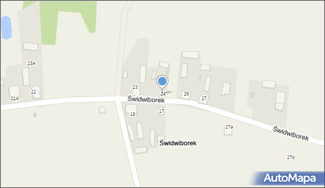 Świdwiborek, Świdwiborek, 24, mapa Świdwiborek