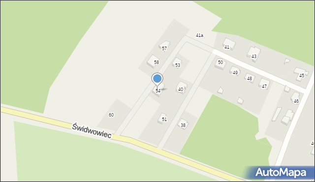 Świdwowiec, Świdwowiec, 54, mapa Świdwowiec